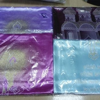 Покрывало (шелк с символикой)